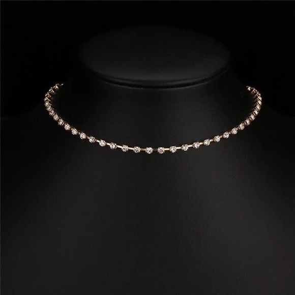 ‼️3/$30 Sexy Rhinestone Choker Necklace - Picture 3 of 7